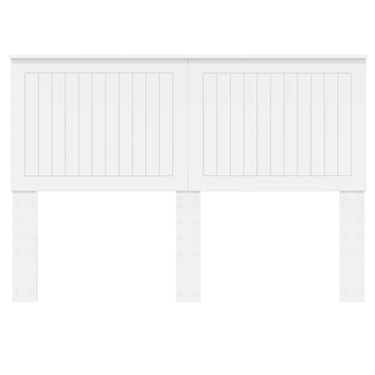 Headboard with Headboard White 140 cm Engineered wood