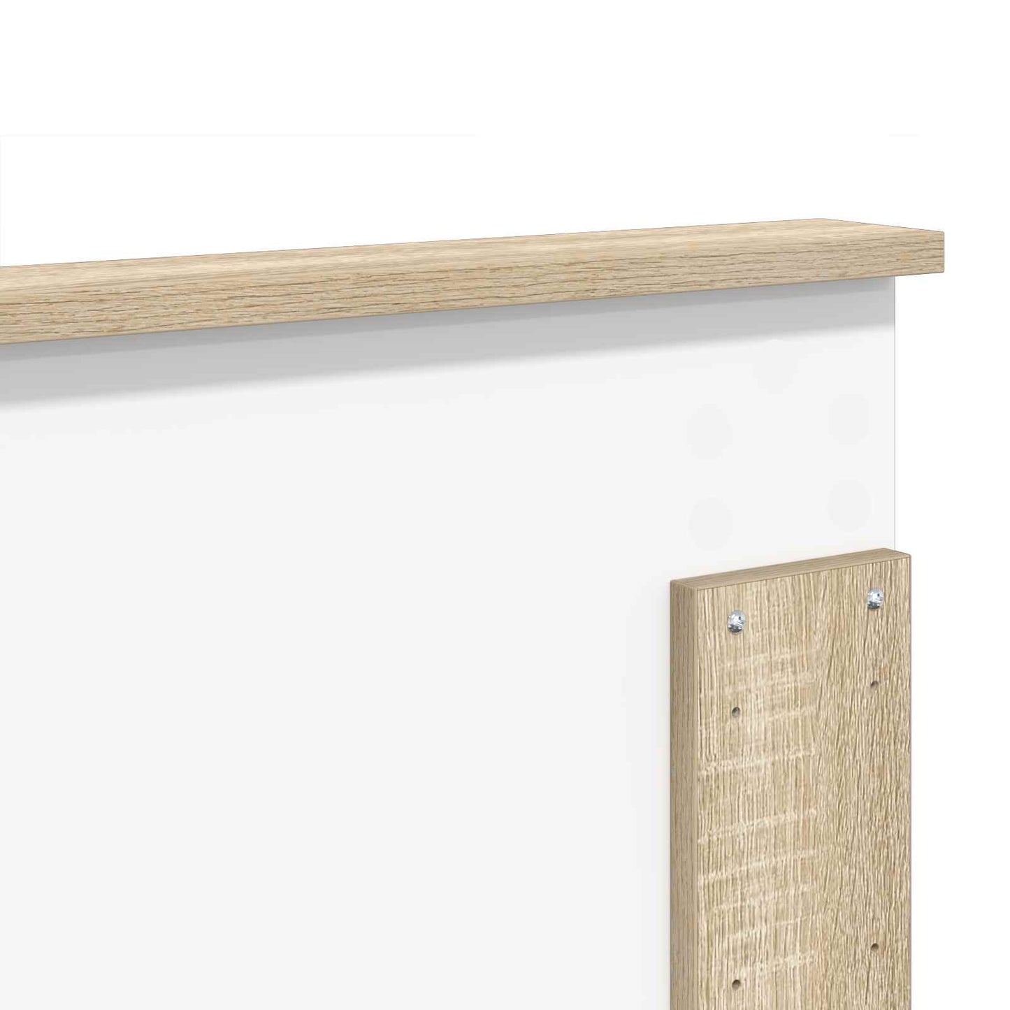 Headboard with Headboard Sonoma Oak 140 cm Engineered wood