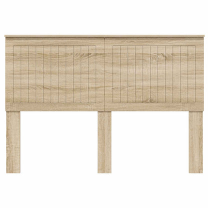Headboard with Headboard Sonoma Oak 140 cm Engineered wood