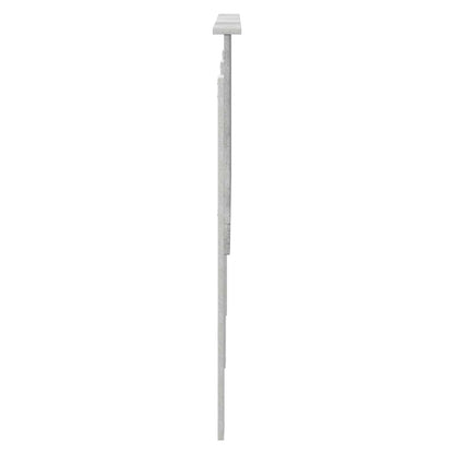 Headboard with Headboard Concrete Grey 140 cm Engineered wood