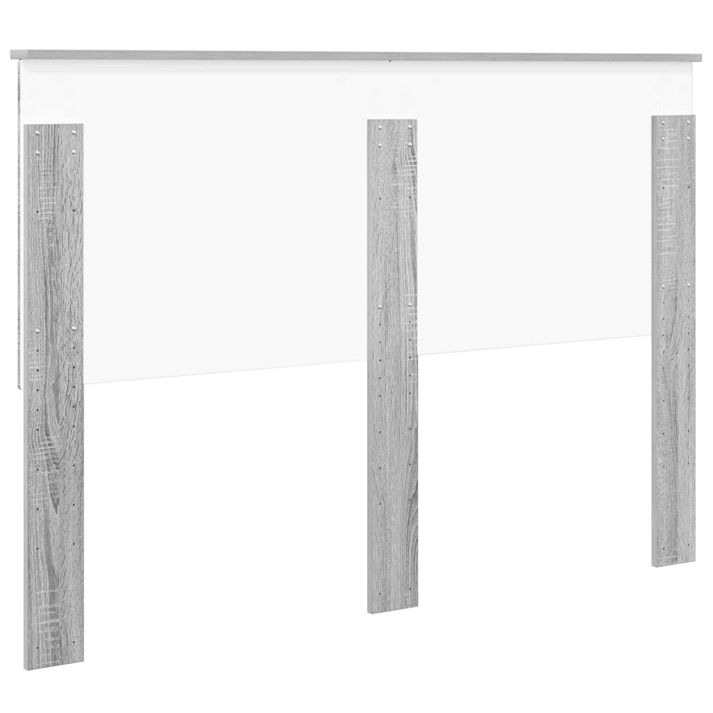 Headboard with Headboard Grey Sonoma 140 cm Engineered wood
