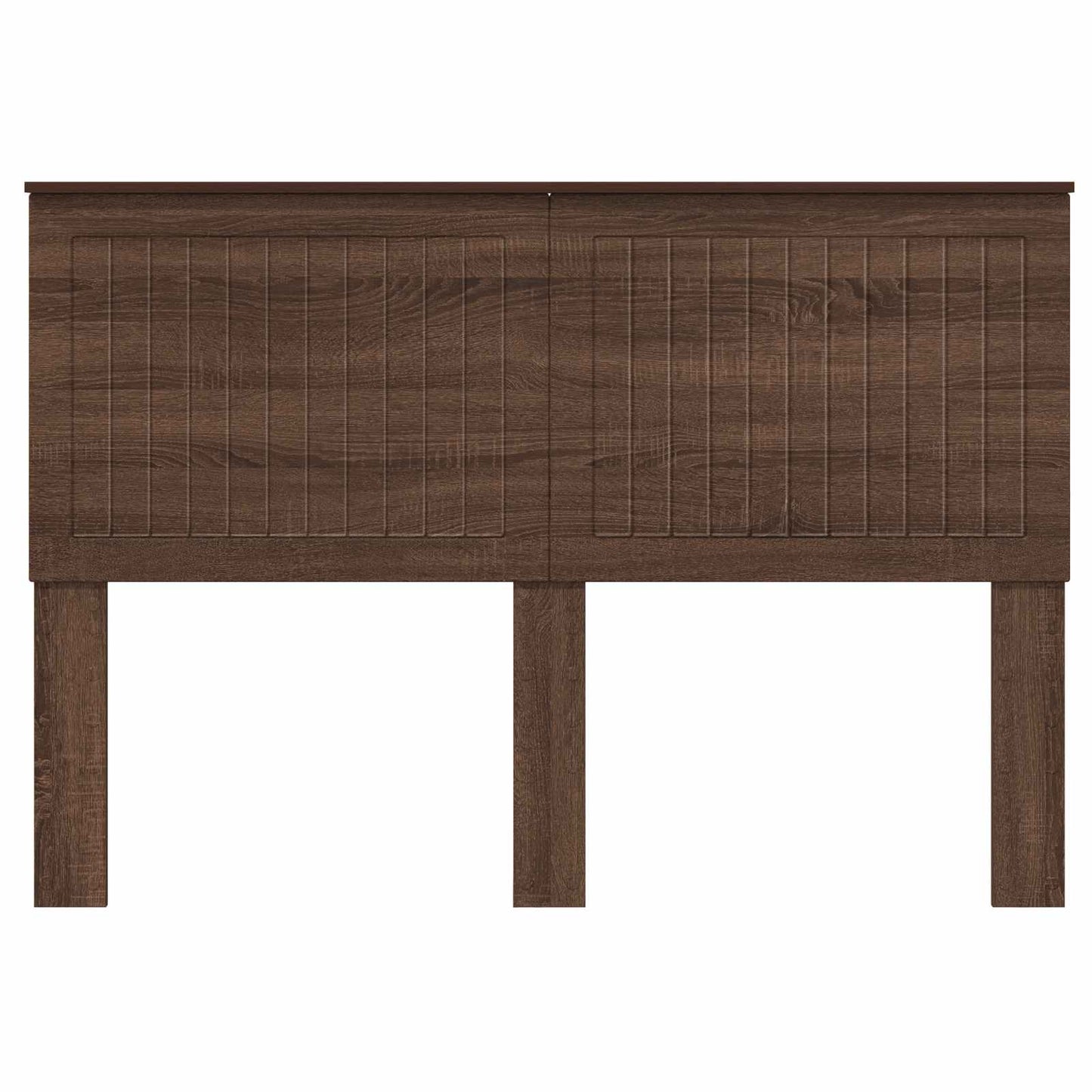 Headboard with Headboard Brown Oak 140 cm Engineered wood