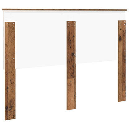 Headboard with Headboard Old Wood 140 cm Engineered wood