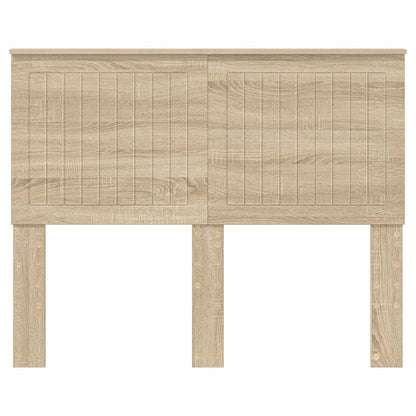 Headboard with Headboard Sonoma Oak 135 cm Engineered wood