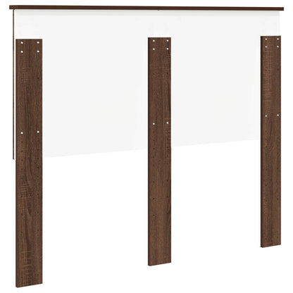 Headboard with Headboard Brown Oak 135 cm Engineered wood
