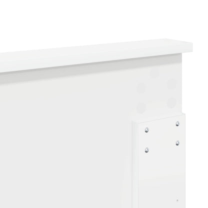 Headboard with Headboard White 120 cm Engineered wood