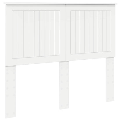 Headboard with Headboard White 120 cm Engineered wood