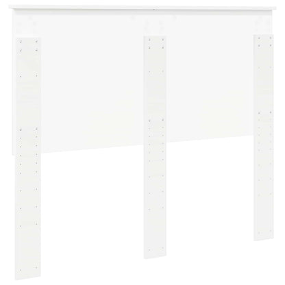 Headboard with Headboard White 120 cm Engineered wood