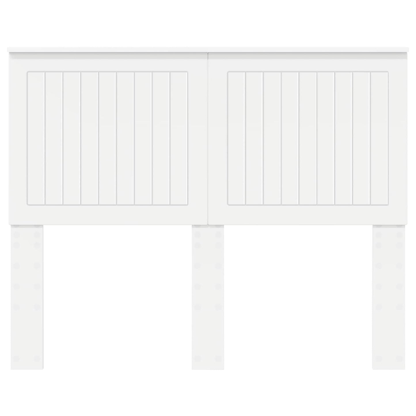 Headboard with Headboard White 120 cm Engineered wood