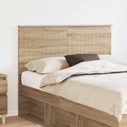 Headboard with Headboard Sonoma Oak 120 cm Engineered wood