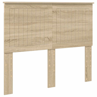 Headboard with Headboard Sonoma Oak 120 cm Engineered wood