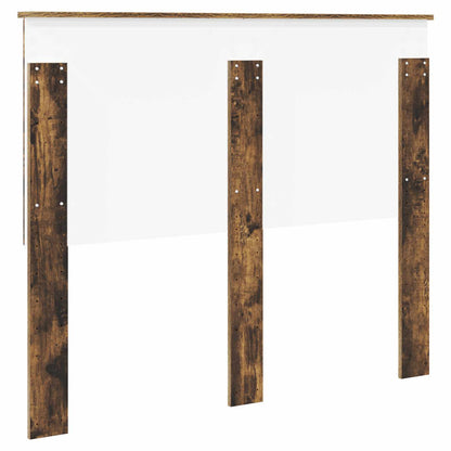 Headboard with Headboard Smoked Oak 120 cm Engineered wood