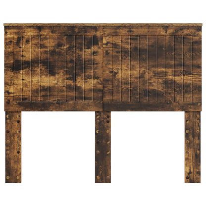 Headboard with Headboard Smoked Oak 120 cm Engineered wood