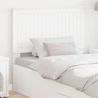 Headboard with Headboard White 100 cm Engineered wood
