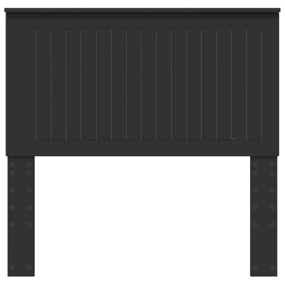 Headboard with Headboard Black Oak 100 cm Engineered wood
