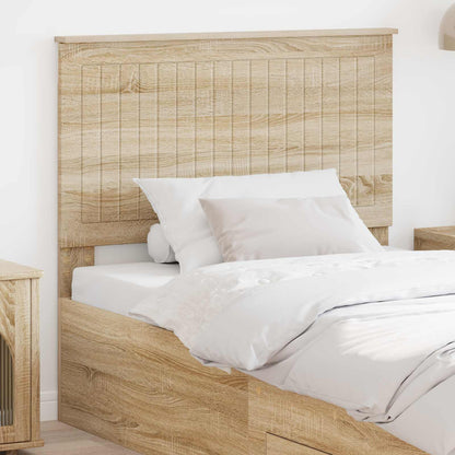 Headboard with Headboard Sonoma Oak 100 cm Engineered wood