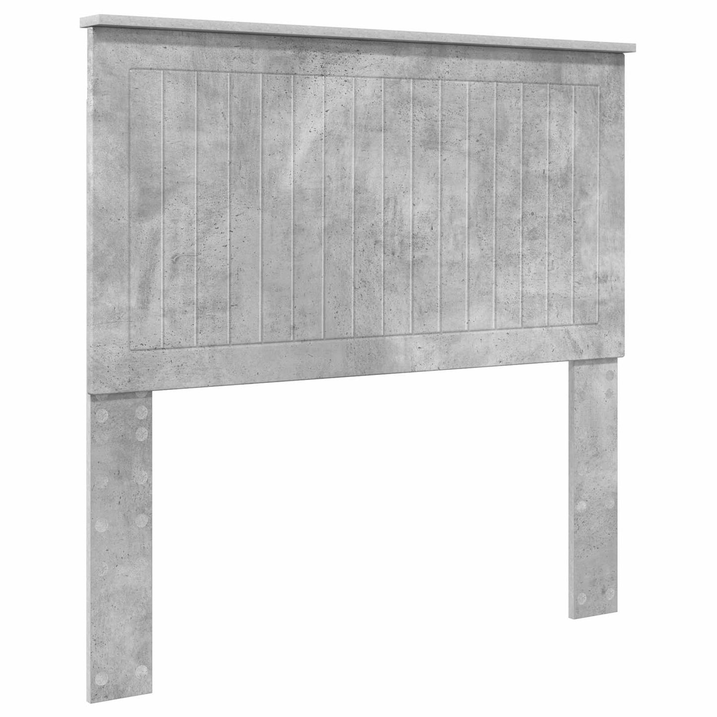 Headboard with Headboard Concrete Grey 100 cm Engineered wood