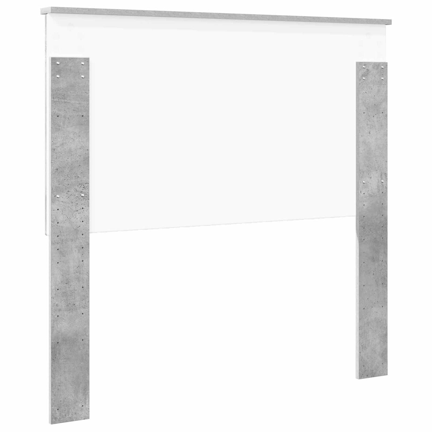 Headboard with Headboard Concrete Grey 100 cm Engineered wood