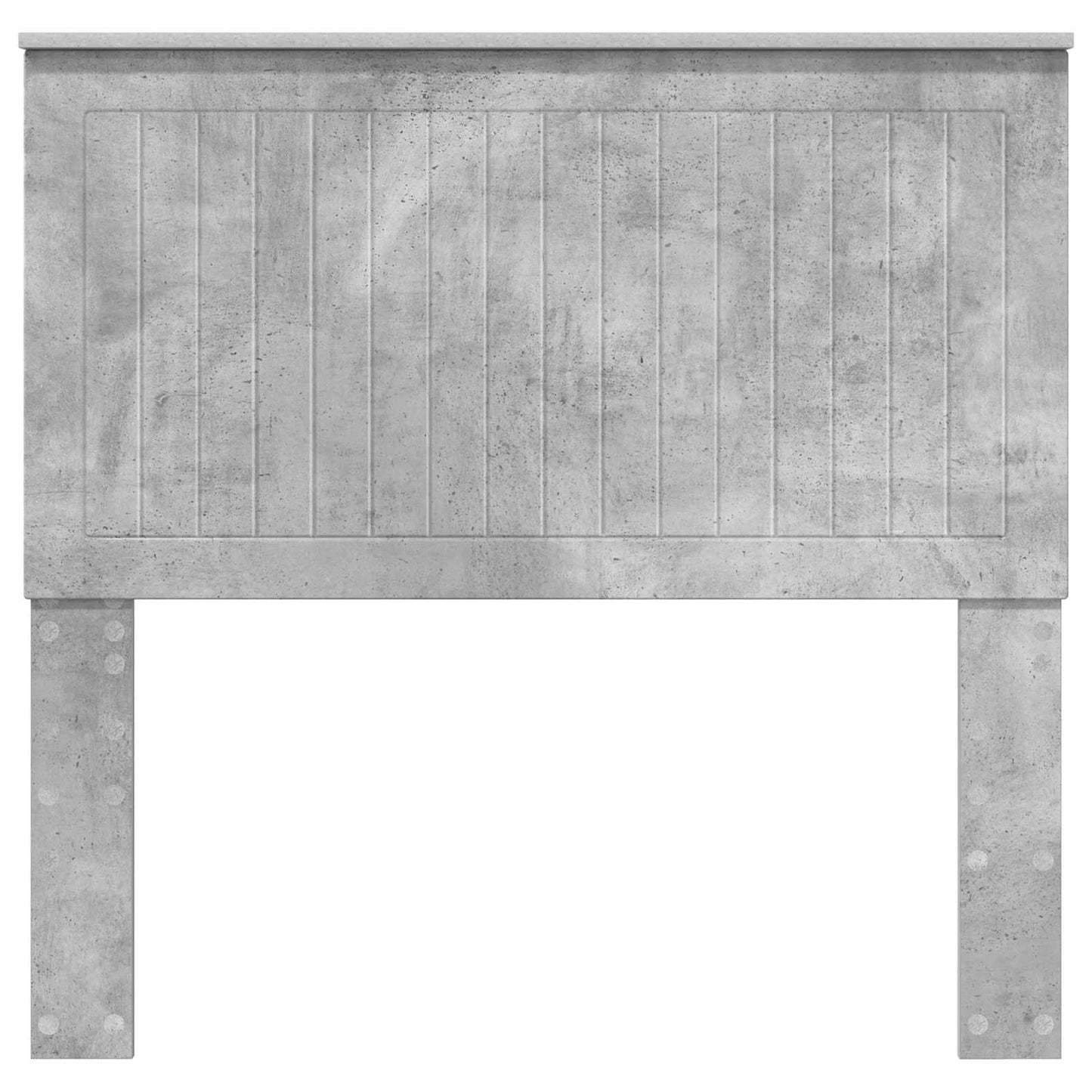 Headboard with Headboard Concrete Grey 100 cm Engineered wood