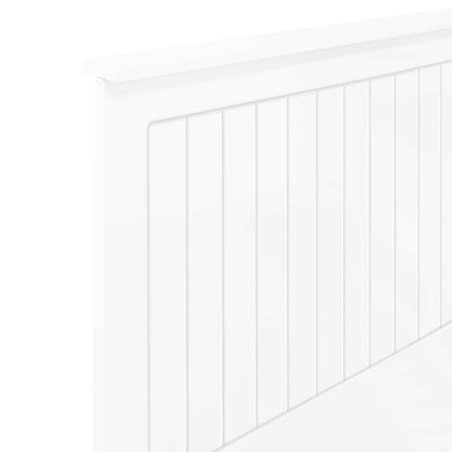 Headboard with Headboard Gloss White 100 cm Engineered wood