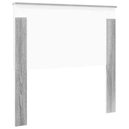 Headboard with Headboard Grey Sonoma 100 cm Engineered wood
