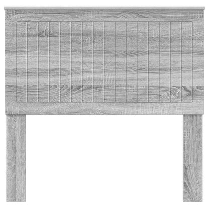 Headboard with Headboard Grey Sonoma 100 cm Engineered wood