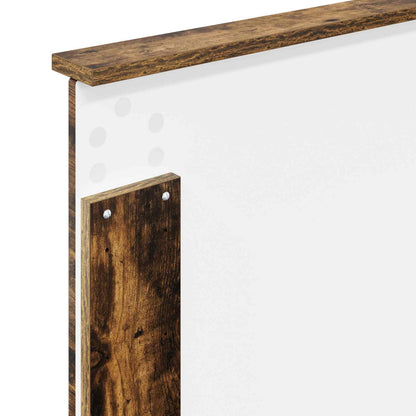 Headboard with Headboard Smoked Oak 90 cm Engineered wood