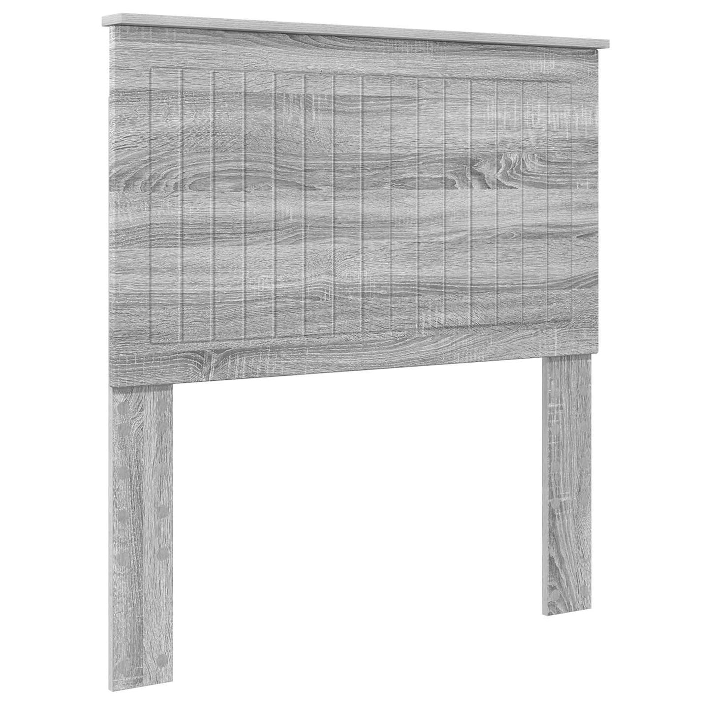 Headboard with Headboard Grey Sonoma 90 cm Engineered wood