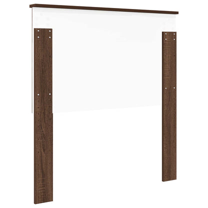 Headboard with Headboard Brown Oak 90 cm Engineered wood