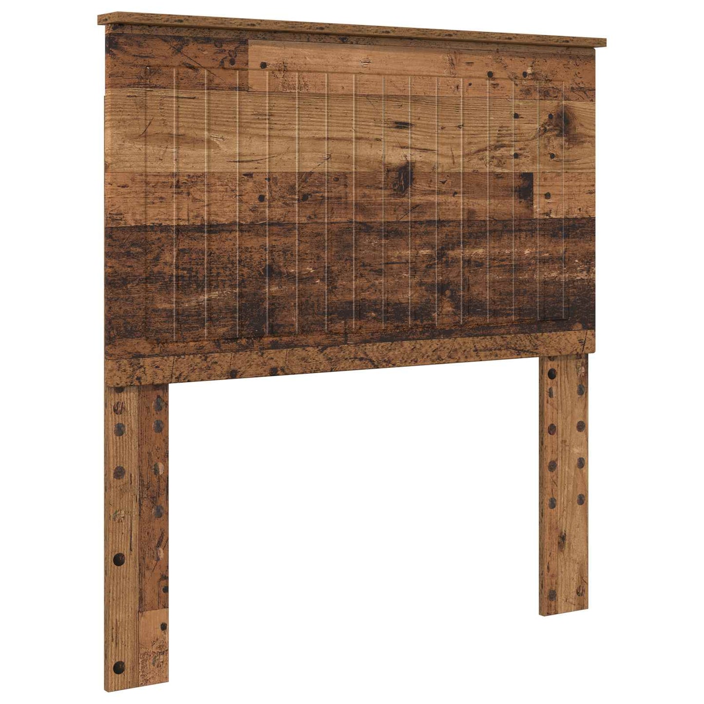 Headboard with Headboard Old Wood 90 cm Engineered wood