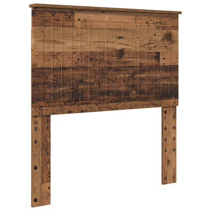Headboard with Headboard Old Wood 90 cm Engineered wood