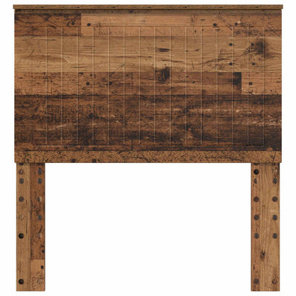 Headboard with Headboard Old Wood 90 cm Engineered wood
