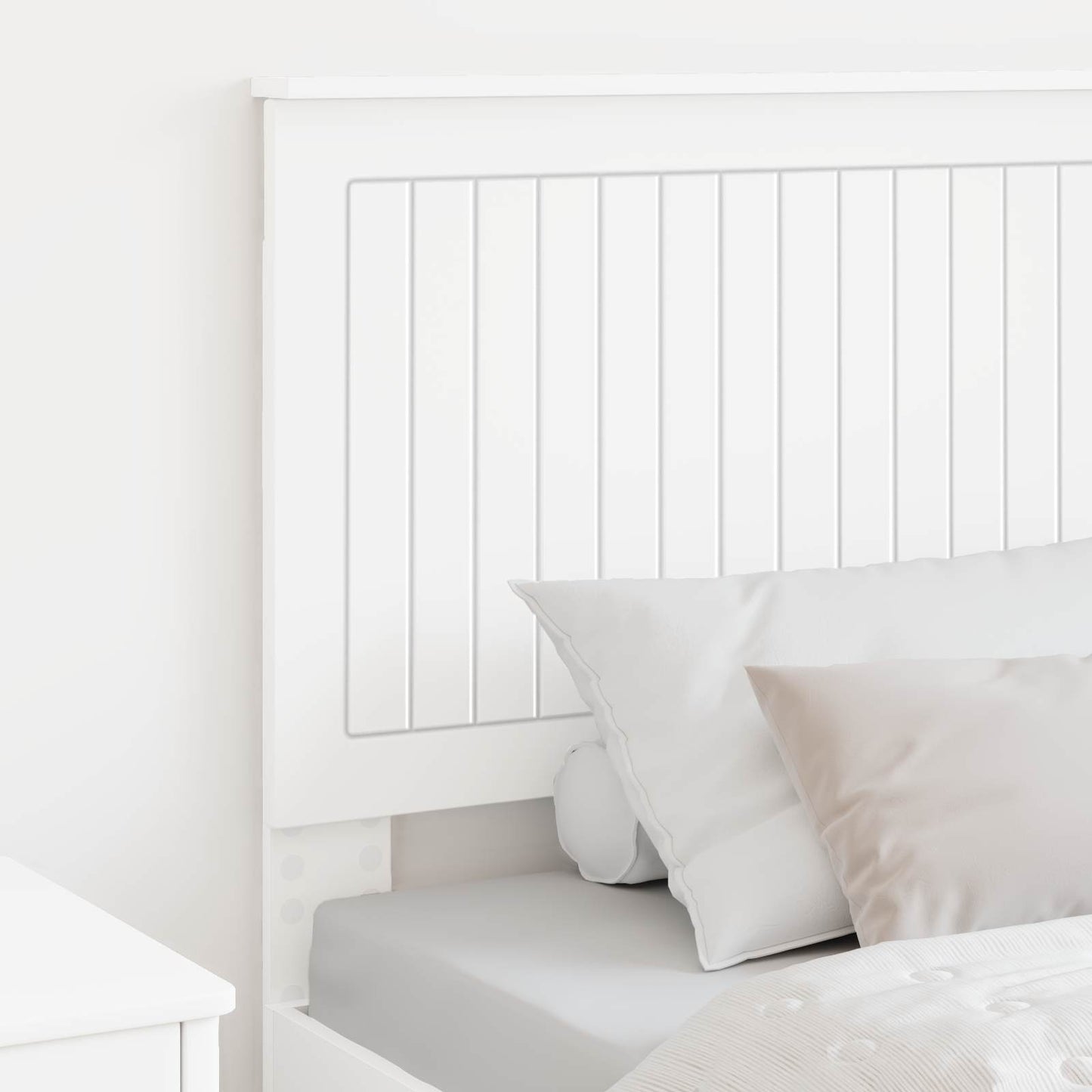 Headboard with Headboard White 80 cm Engineered wood