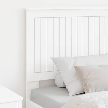 Headboard with Headboard White 80 cm Engineered wood