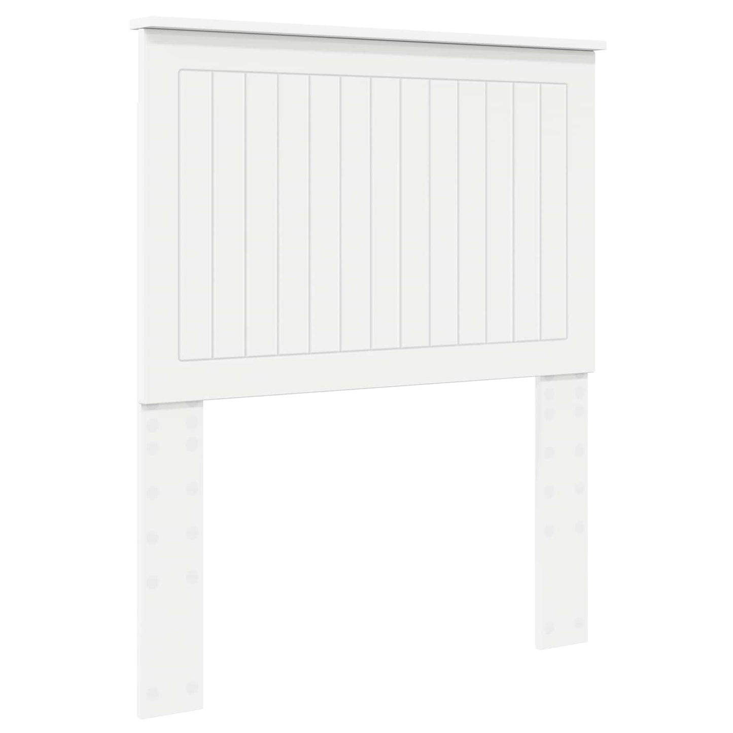 Headboard with Headboard White 80 cm Engineered wood