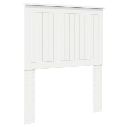 Headboard with Headboard White 80 cm Engineered wood