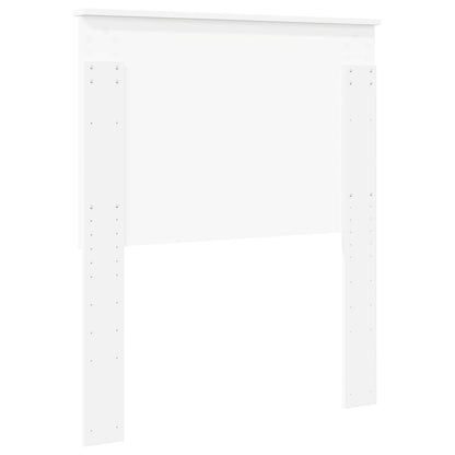 Headboard with Headboard White 80 cm Engineered wood