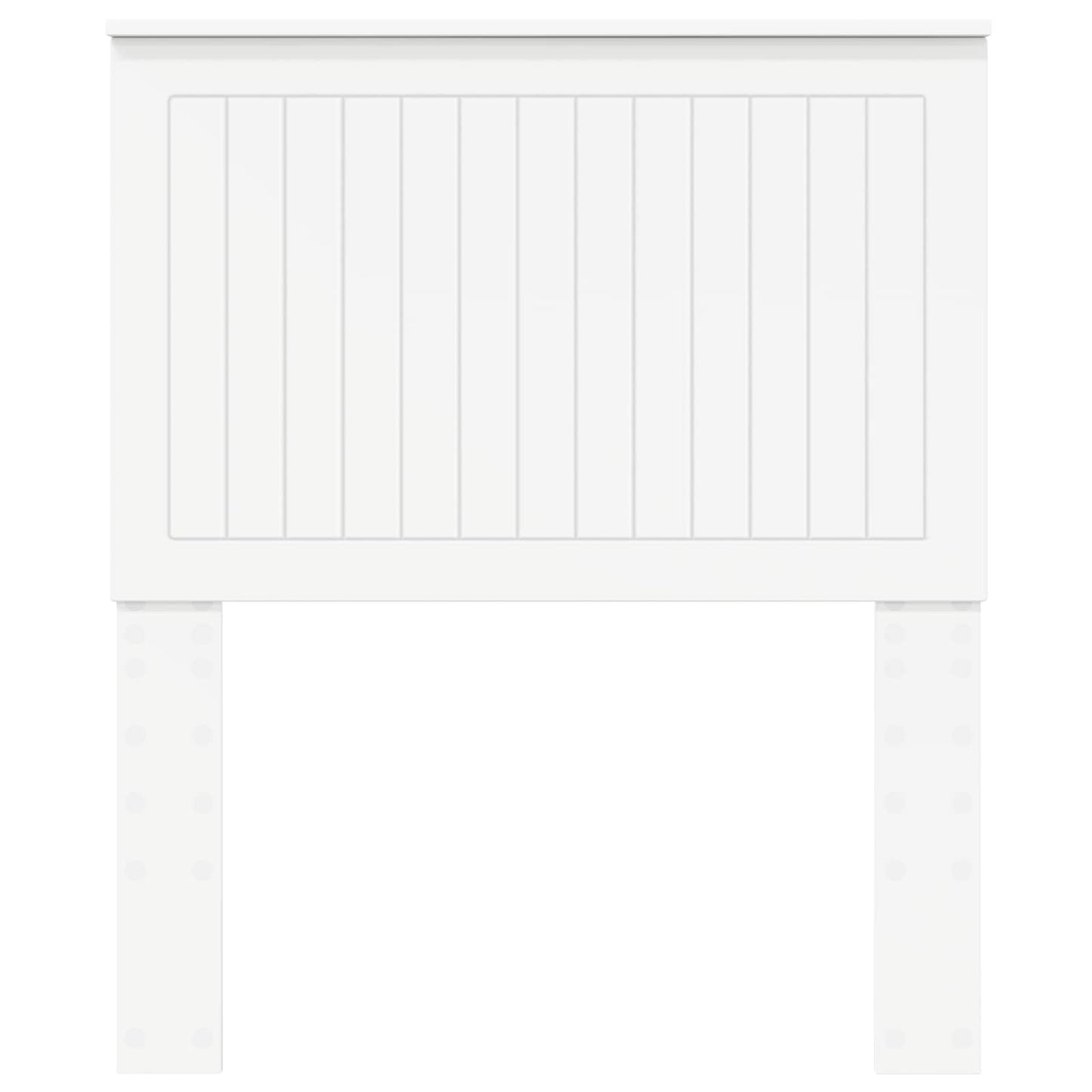 Headboard with Headboard White 80 cm Engineered wood