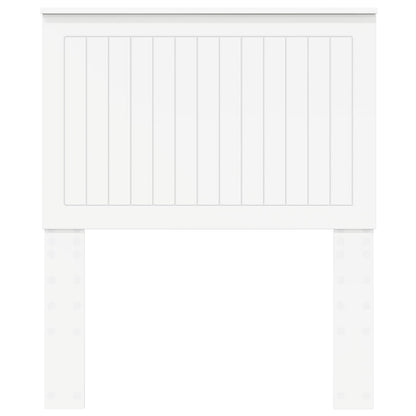 Headboard with Headboard White 80 cm Engineered wood