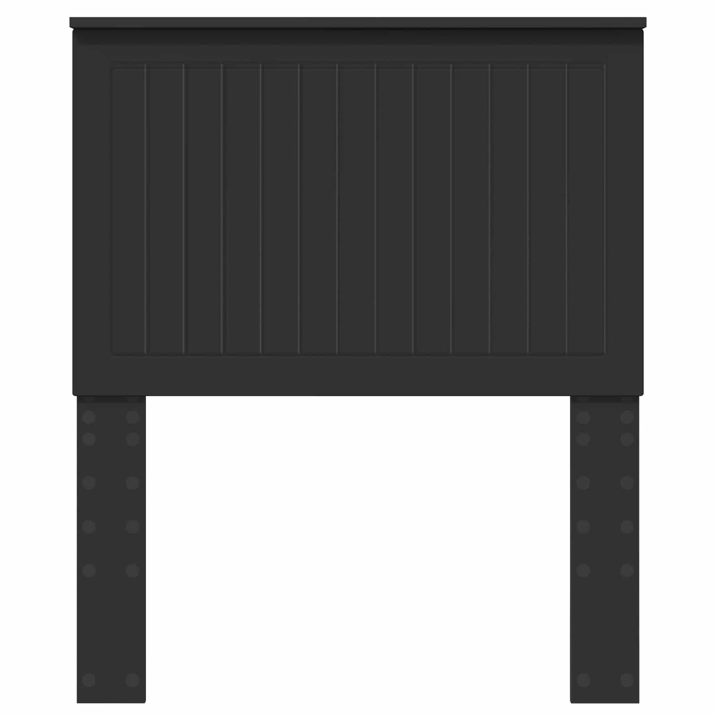 Headboard with Headboard Black Oak 80 cm Engineered wood