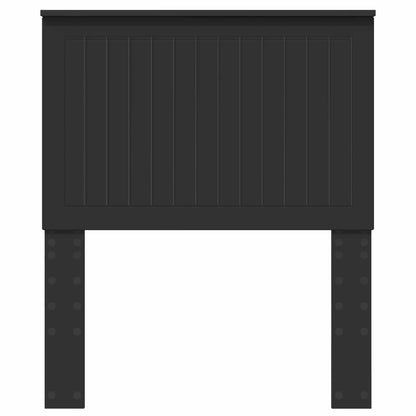 Headboard with Headboard Black Oak 80 cm Engineered wood