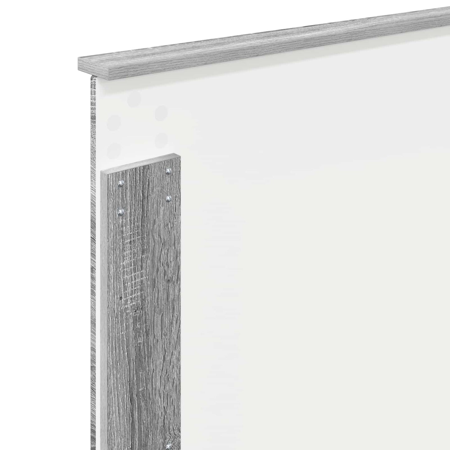 Headboard with Headboard Grey Sonoma 80 cm Engineered wood
