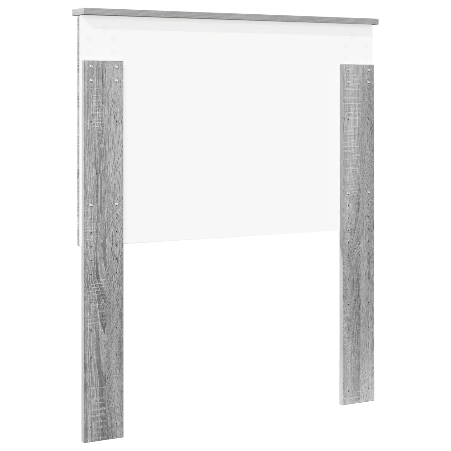 Headboard with Headboard Grey Sonoma 80 cm Engineered wood