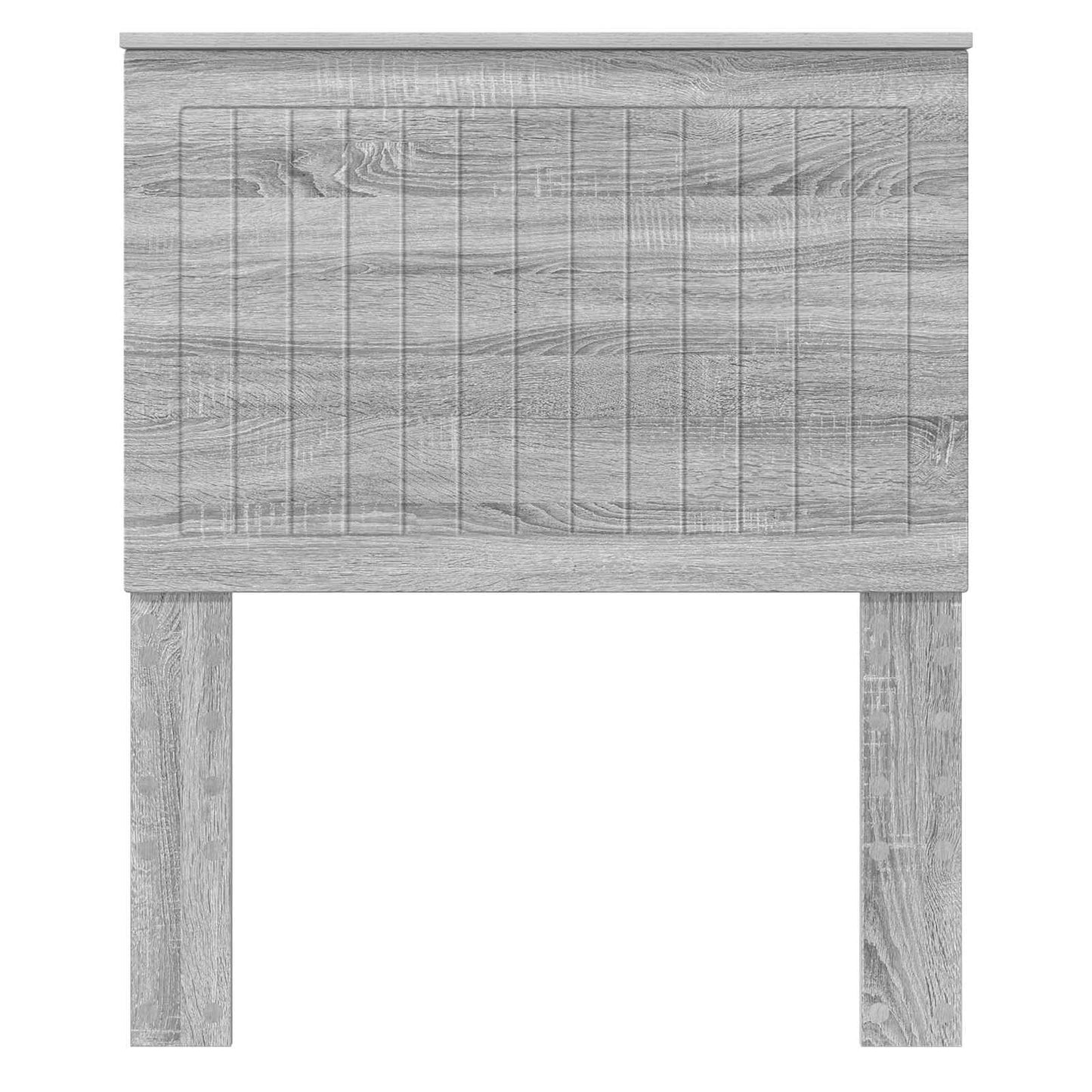 Headboard with Headboard Grey Sonoma 80 cm Engineered wood