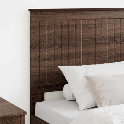 Headboard with Headboard Brown Oak 80 cm Engineered wood