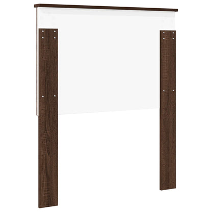 Headboard with Headboard Brown Oak 80 cm Engineered wood