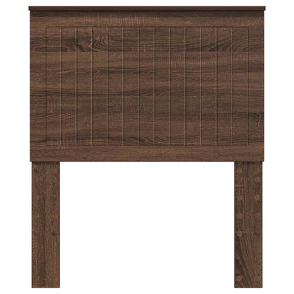 Headboard with Headboard Brown Oak 80 cm Engineered wood