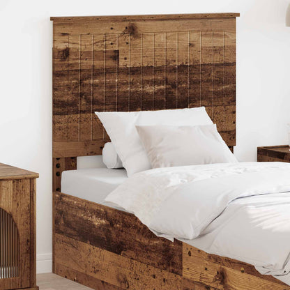Headboard with Headboard Old Wood 80 cm Engineered wood