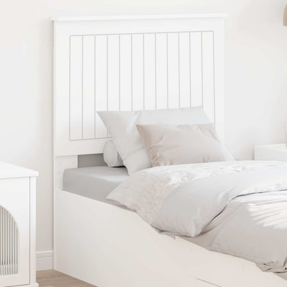 Headboard with Headboard White 75 cm Engineered wood