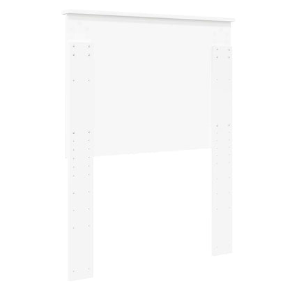 Headboard with Headboard White 75 cm Engineered wood